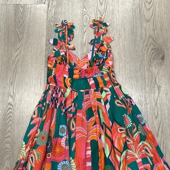 Colorful Kids Floral Dress - Picture 4 of 4